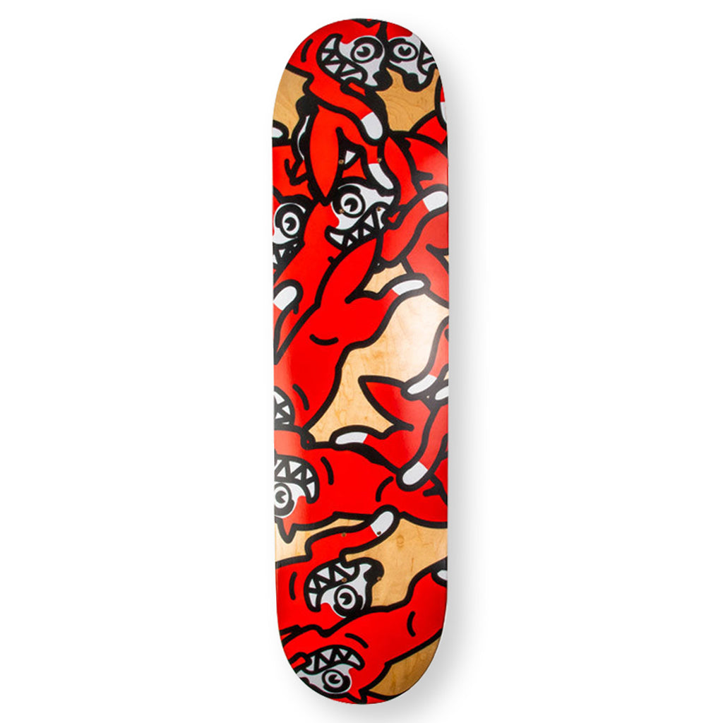 Slap Skate Deck - Dark Wood Grain