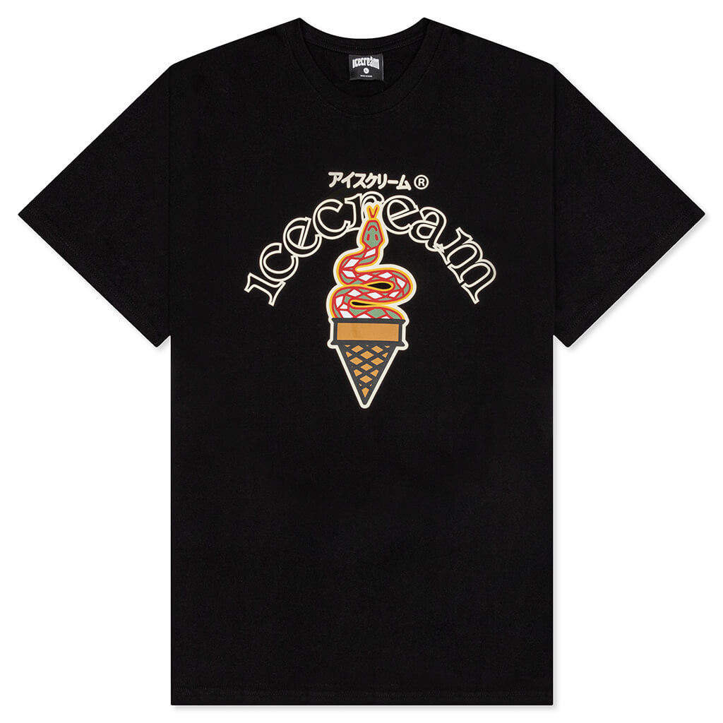 Snakey Cone S/S Tee - Black