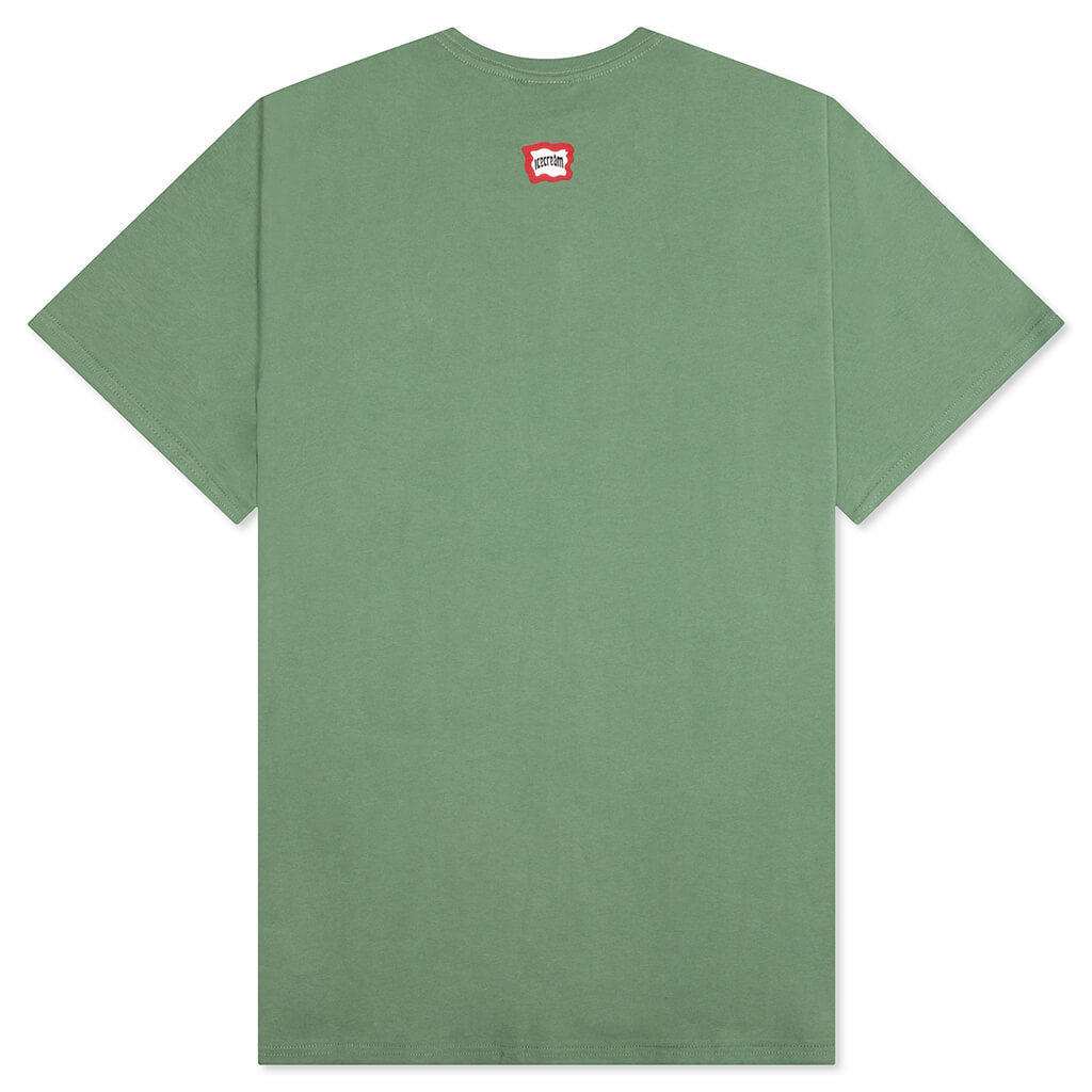 Snakey Cone S/S Tee - Hedge Green