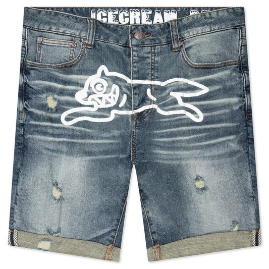 Soft Serve Jean Short - Blue