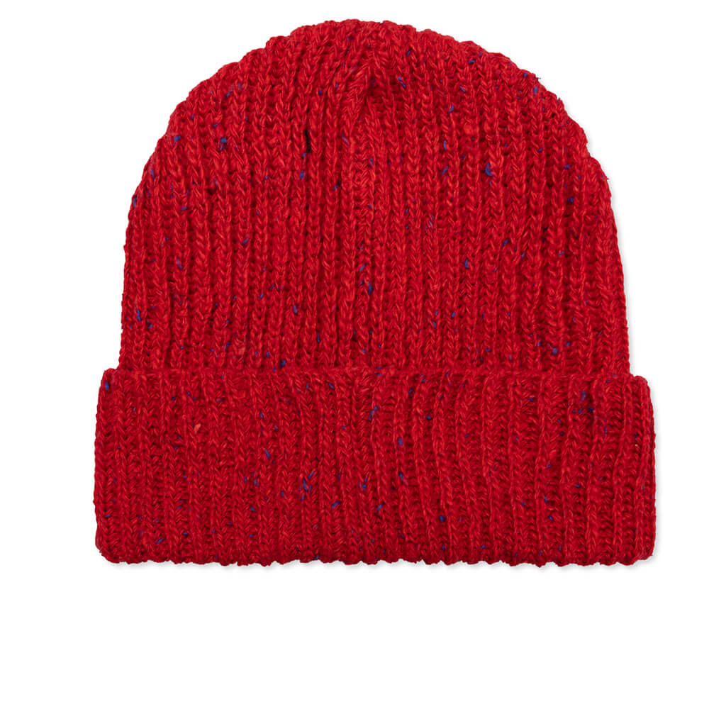 Speck Knit Hat - Fiery Red