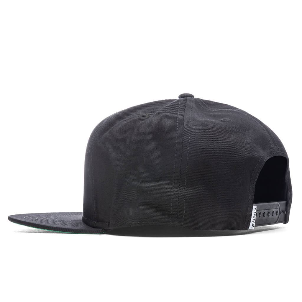 Spin Cycle Snapback Hat - Black