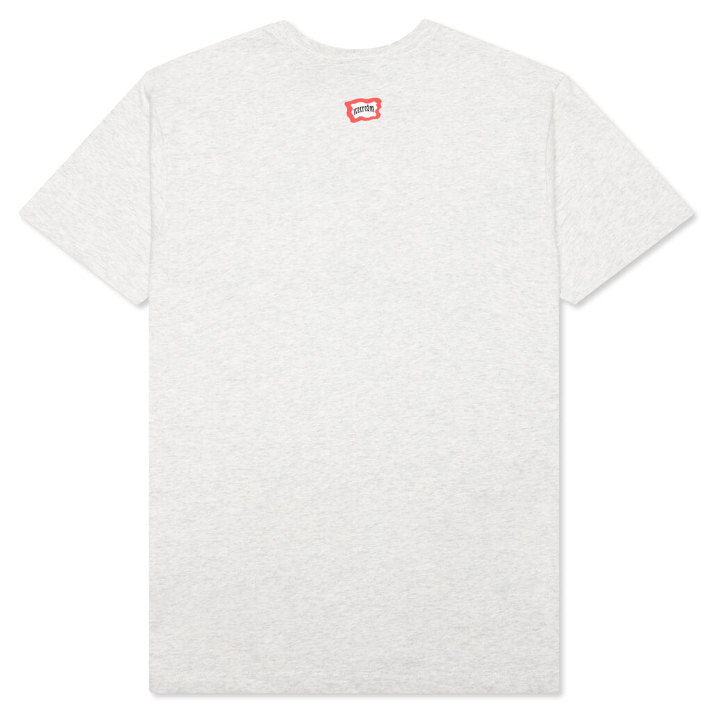 Squared S/S Tee - Light Heather Grey