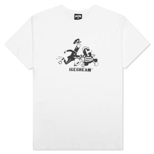The Chase S/S Tee - White