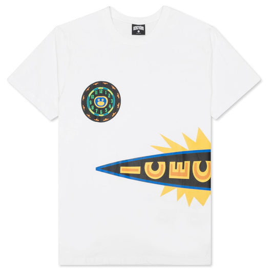 Tick Tock S/S Tee - White