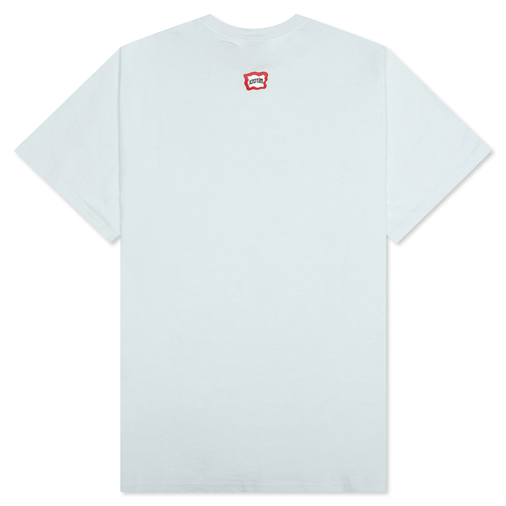 Two Scoops S/S Tee - Whispering Blue