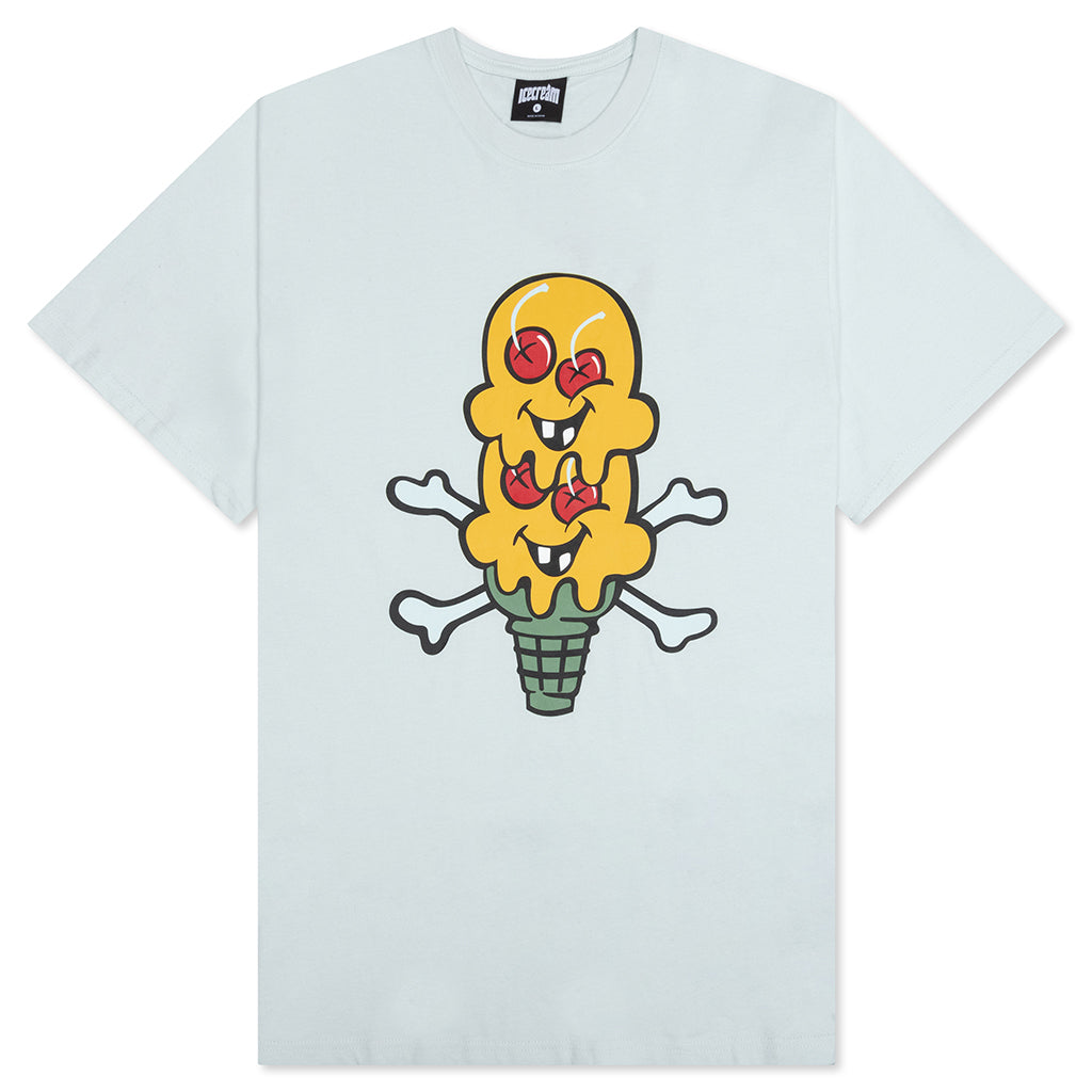 Two Scoops S/S Tee - Whispering Blue