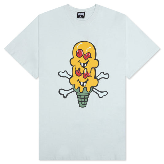 Two Scoops S/S Tee - Whispering Blue