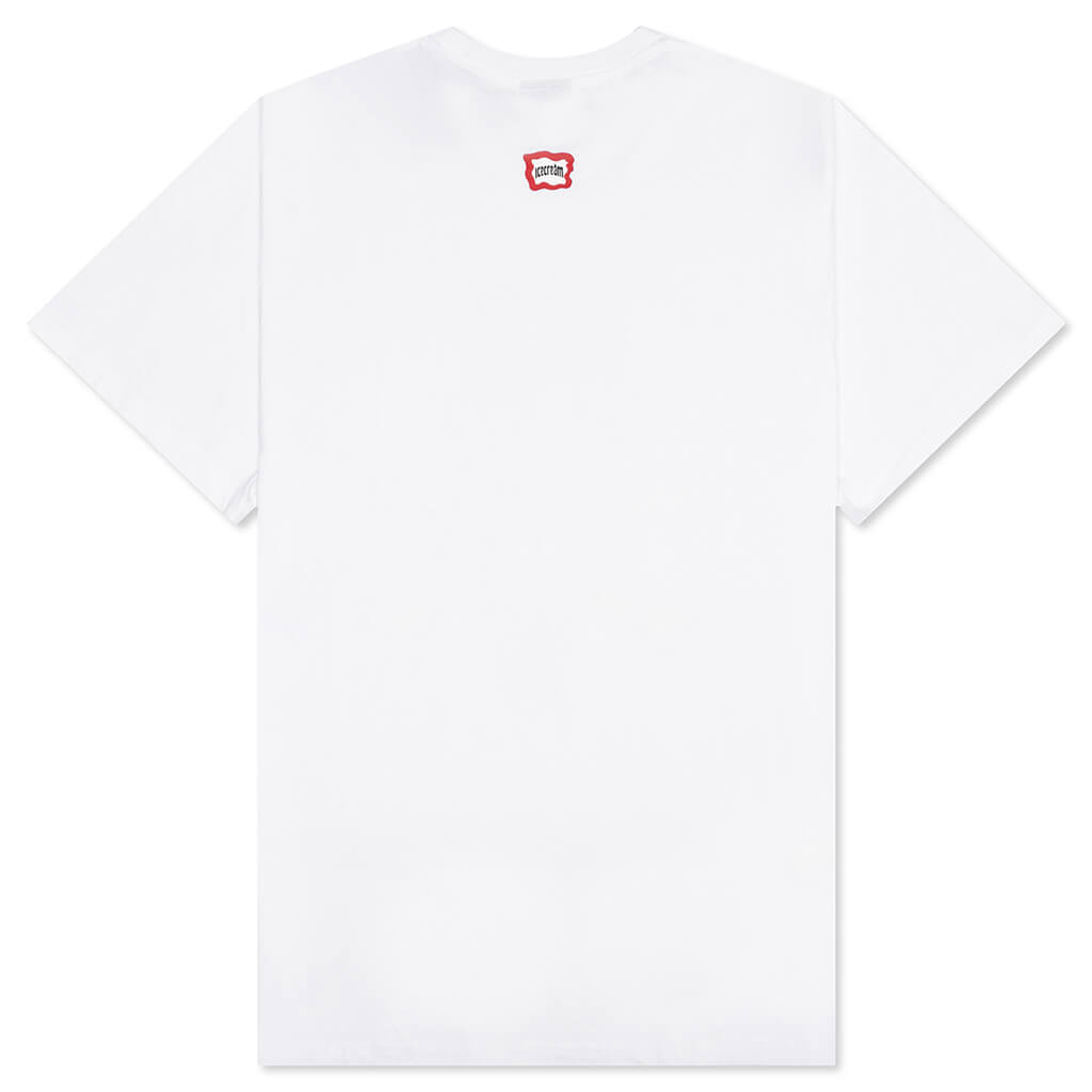 Two Scoops S/S Tee - White