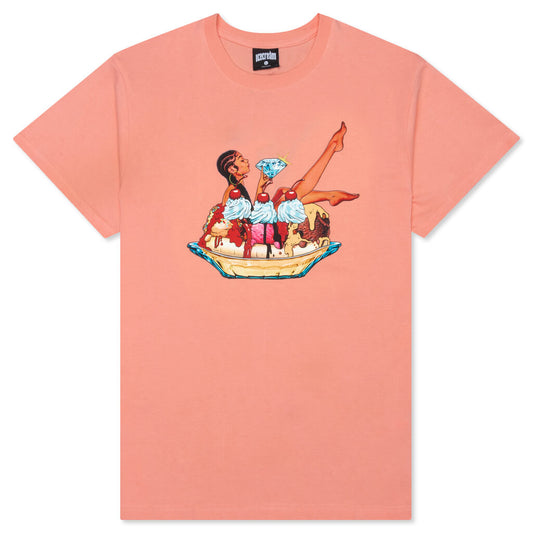 Veronica S/S Tee - Candle Light Peach