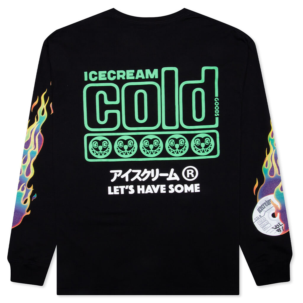 Vol 1 Burner L/S Tee - Black