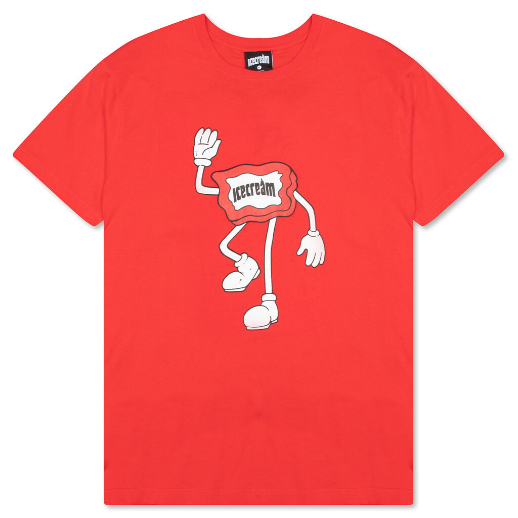 Wave S/S Tee - Tomato