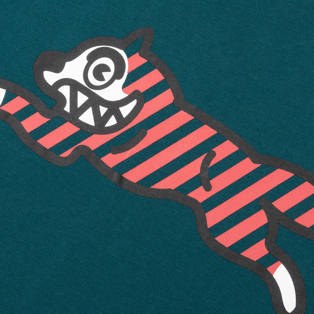 Yikes Stripes S/S Tee - Deep Teal
