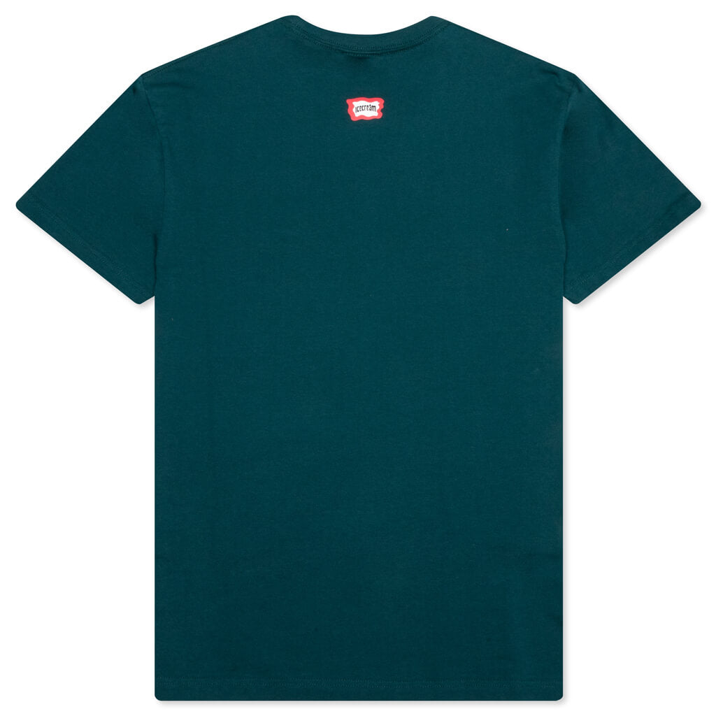 Yikes Stripes S/S Tee - Deep Teal