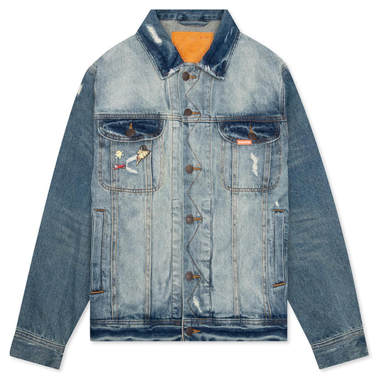 Mamba Denim Jacket - Medium Blue Wash