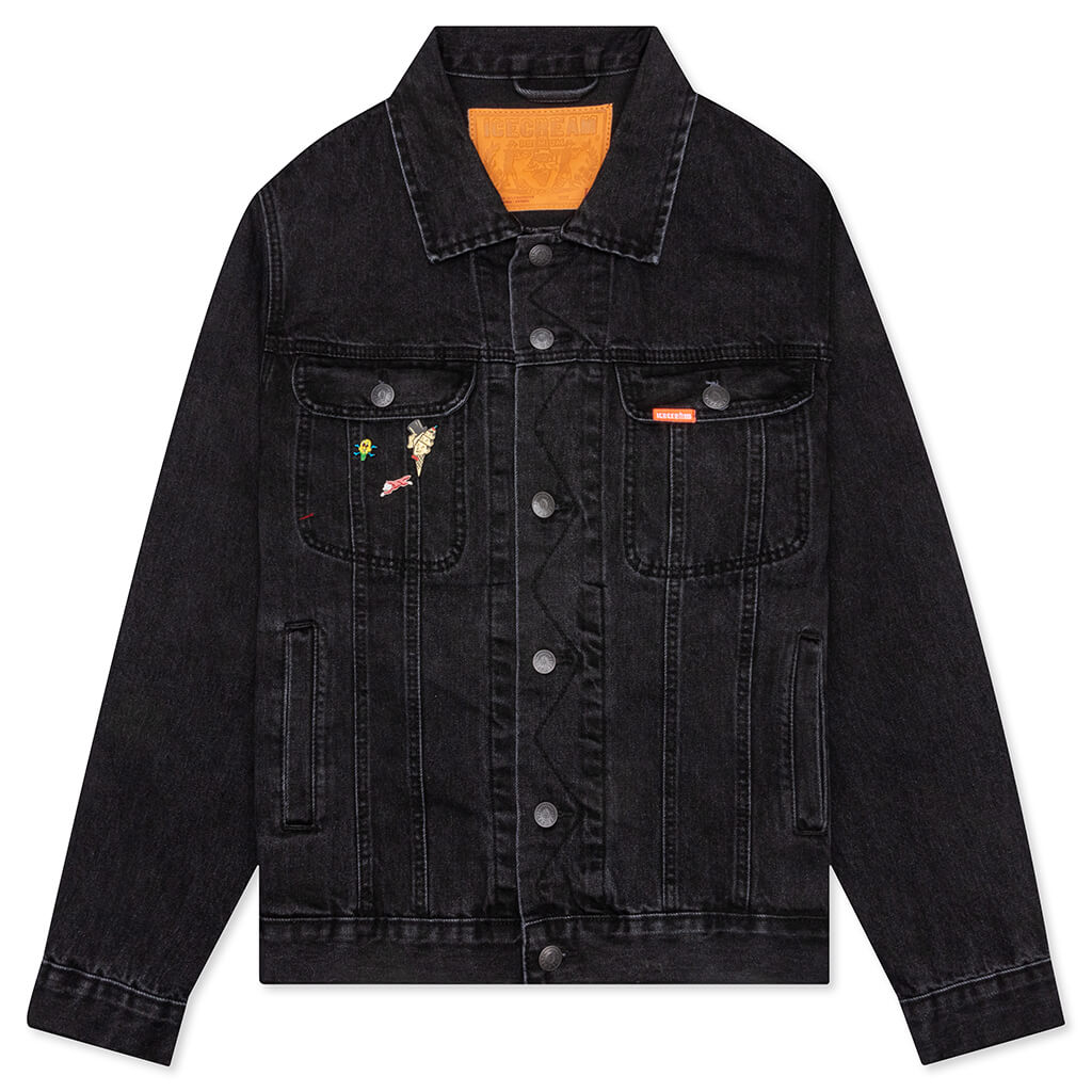 Trucker Denim Jacket - Black