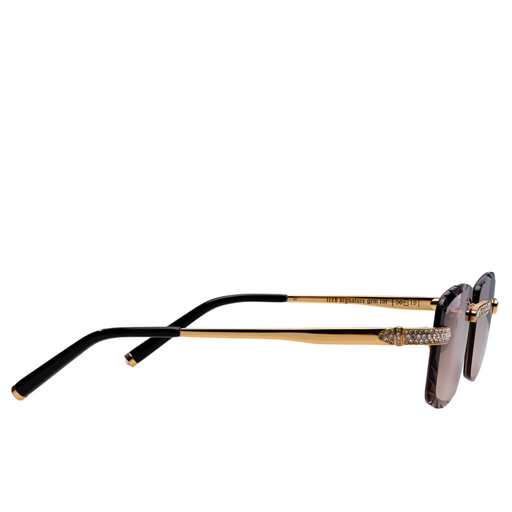 Iced Signature Gem Cut - Brown Tint
