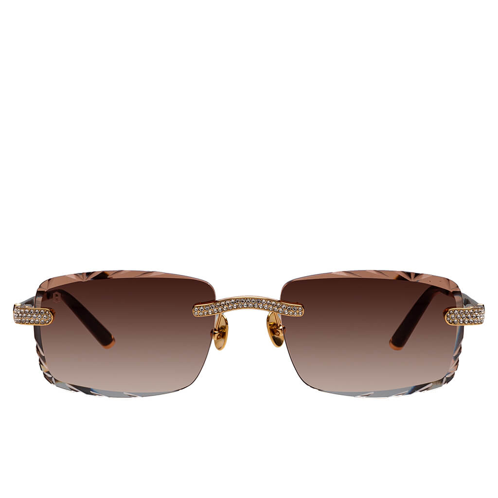 Iced Signature Gem Cut - Brown Tint