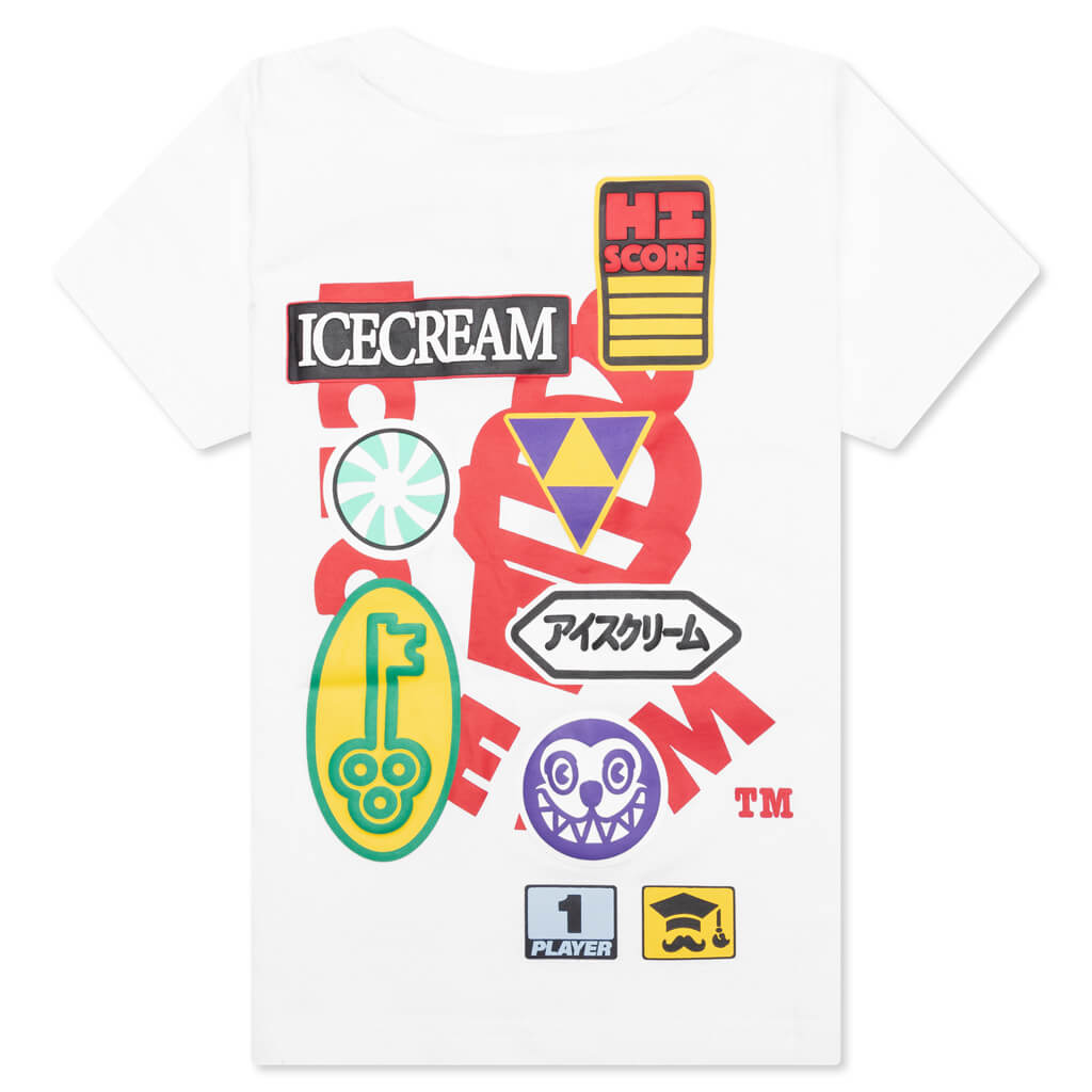 Kids Icons S/S Tee - White