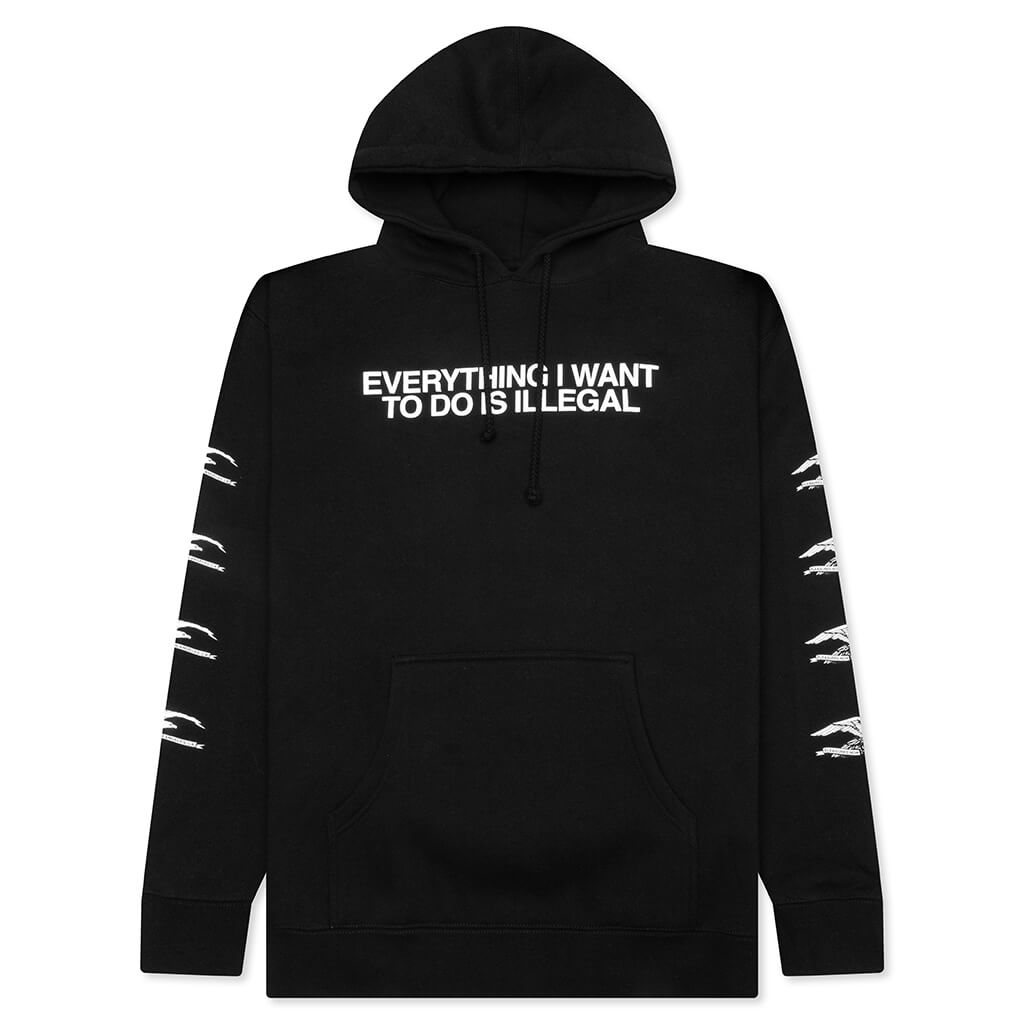 Illegal Hoodie - Black