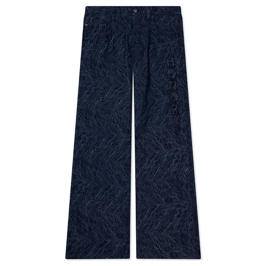 Indigo Wide Leg Pant - Indigo