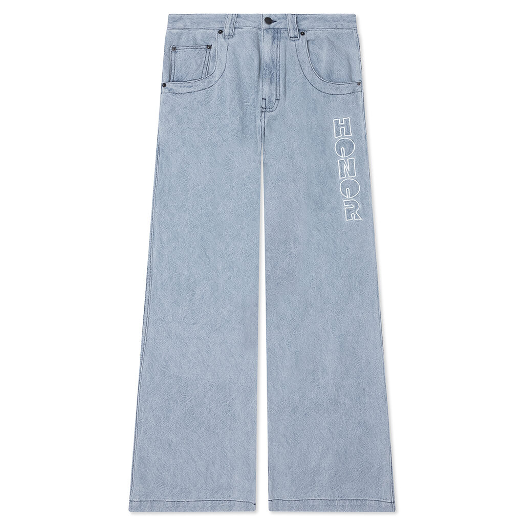 Indigo Wide Leg Pant - Light Indigo
