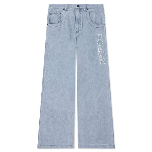 Indigo Wide Leg Pant - Light Indigo
