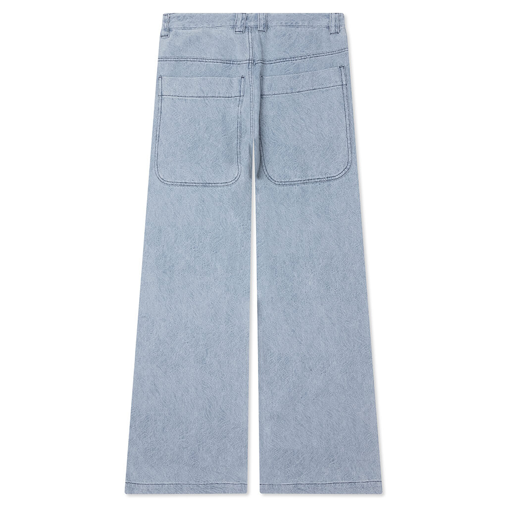 Indigo Wide Leg Pant - Light Indigo