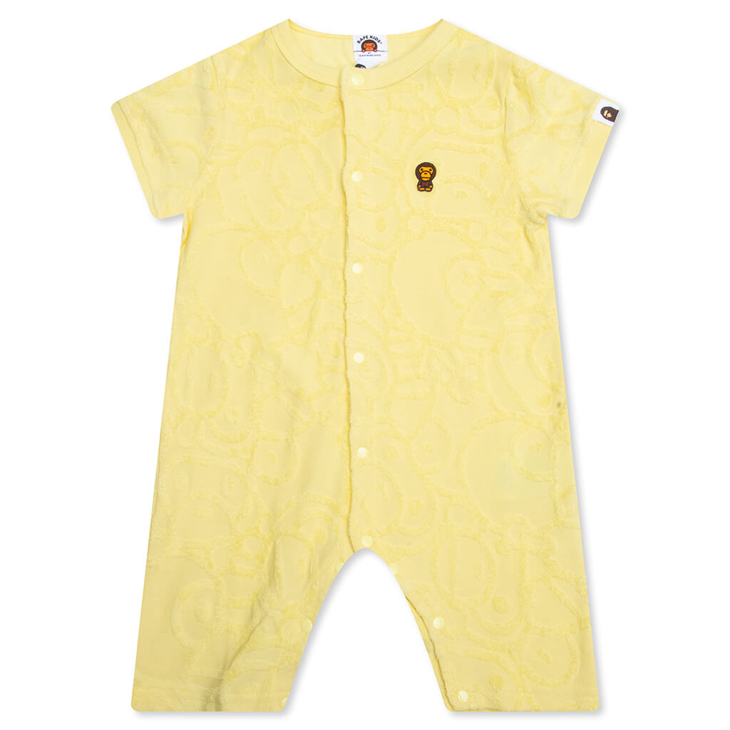 Infant's All Baby Milo Pile Rompers - Yellow