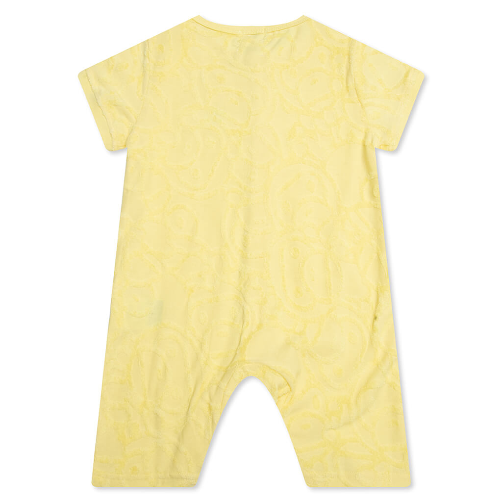Infant's All Baby Milo Pile Rompers - Yellow