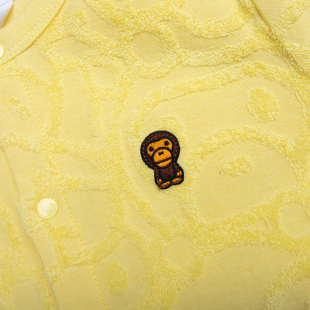 Infant's All Baby Milo Pile Rompers - Yellow