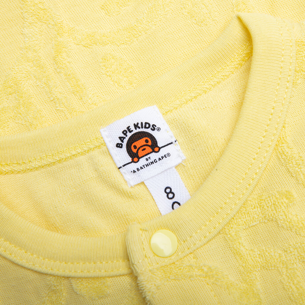 Infant's All Baby Milo Pile Rompers - Yellow