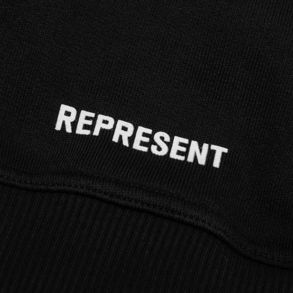 Initial Star Hoodie - Jet Black
