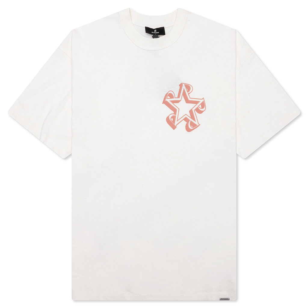 Initial Star T-Shirt - Flat White