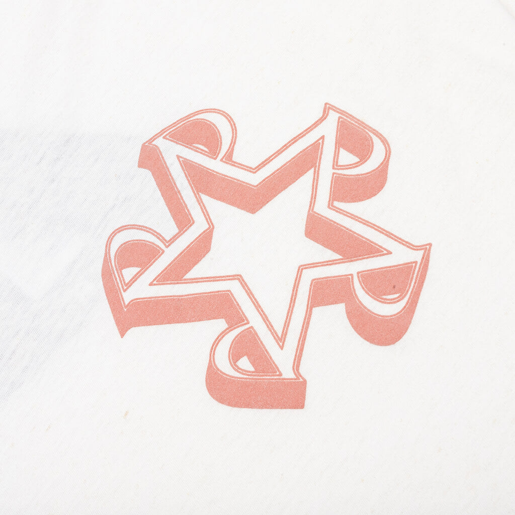 Initial Star T-Shirt - Flat White
