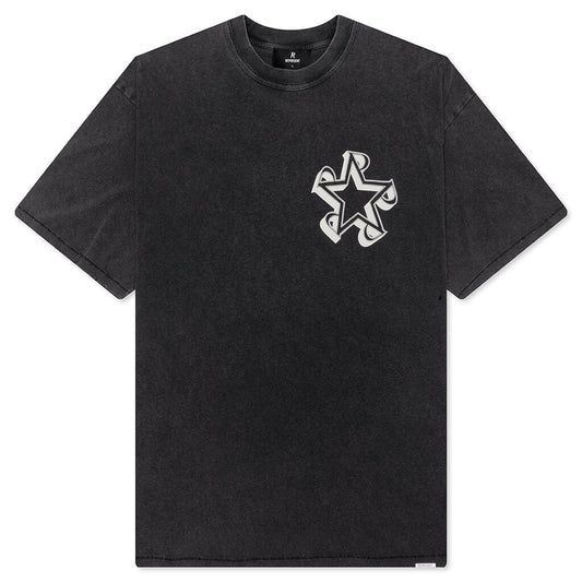 Initial Star T-Shirt - Vintage Grey