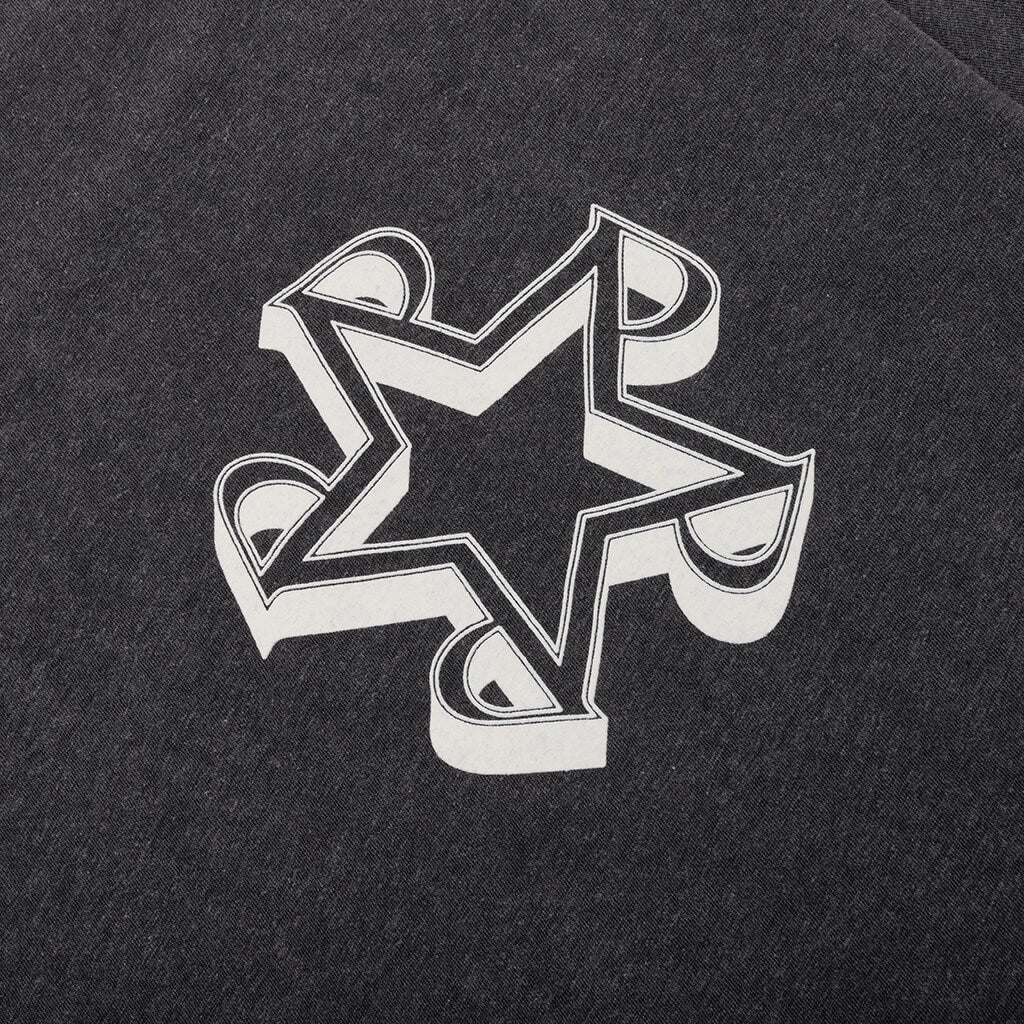 Initial Star T-Shirt - Vintage Grey