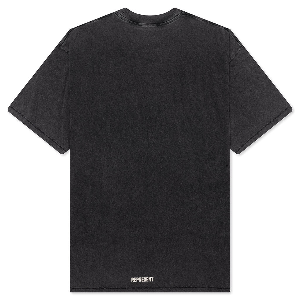Initial Star T-Shirt - Vintage Grey
