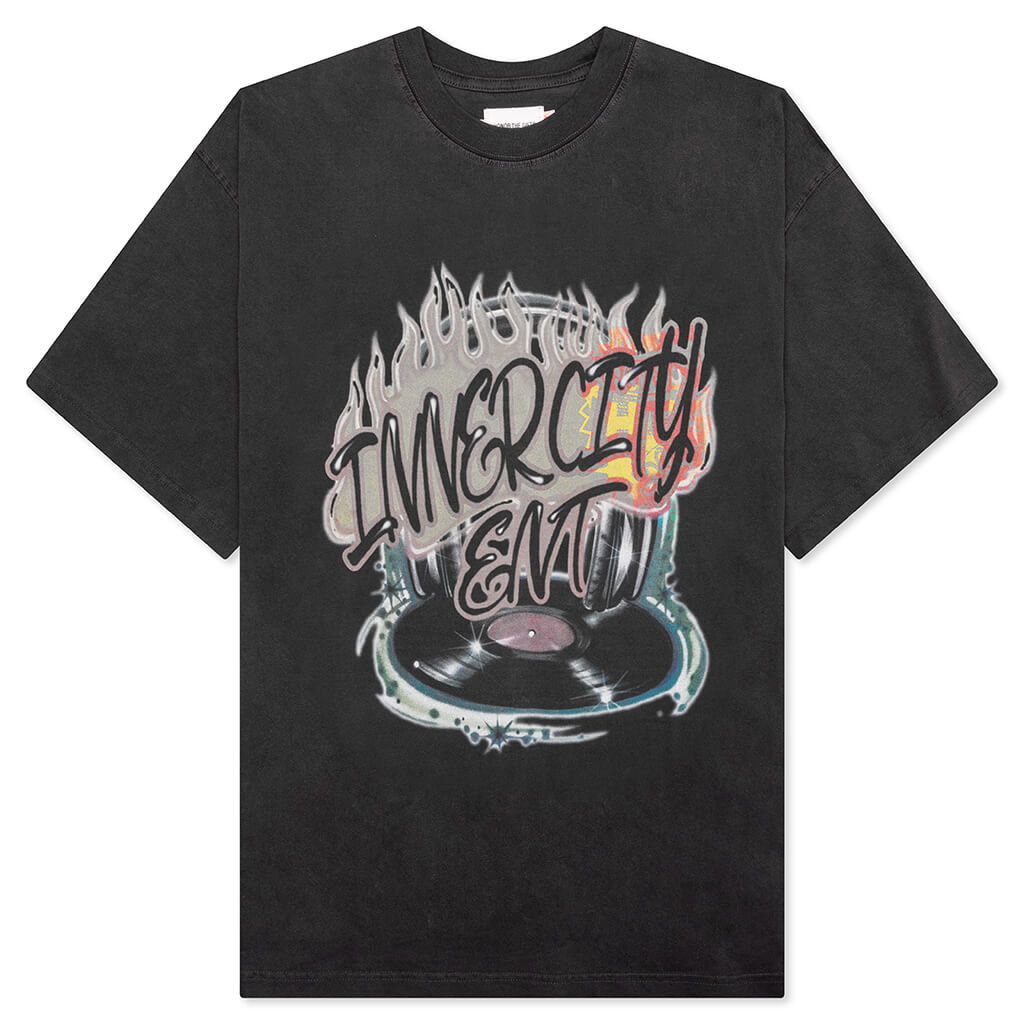 Inner City Airbrush Art S/S Tee - Black
