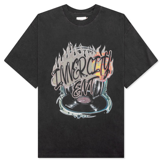 Inner City Airbrush Art S/S Tee - Black