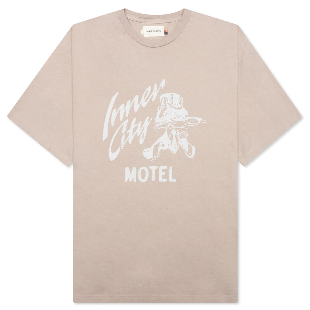Inner City Motel S/S Tee - Brown