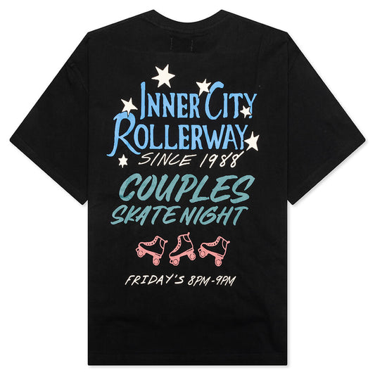 Inner City Rollerway S/S Tee - Black