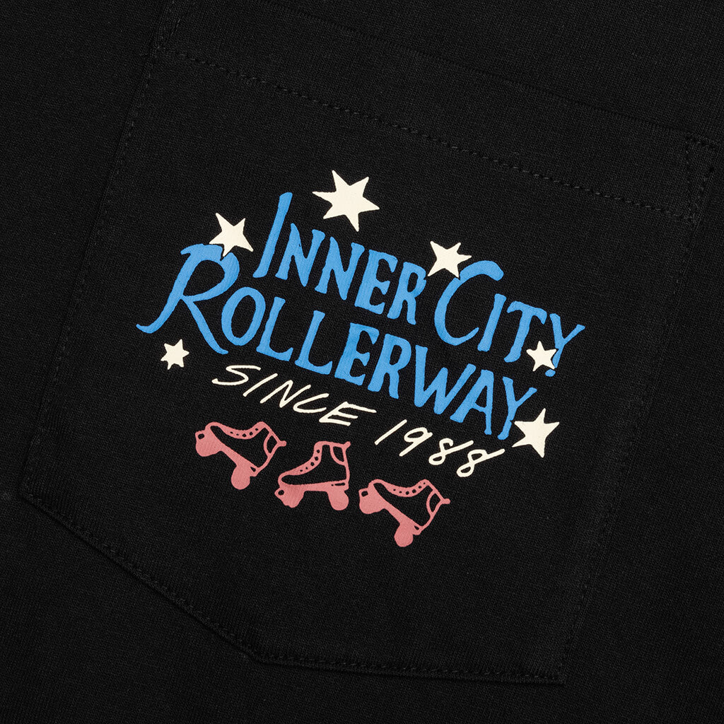 Inner City Rollerway S/S Tee - Black