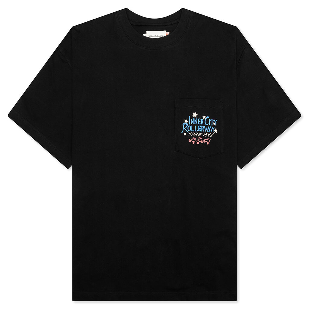 Inner City Rollerway S/S Tee - Black