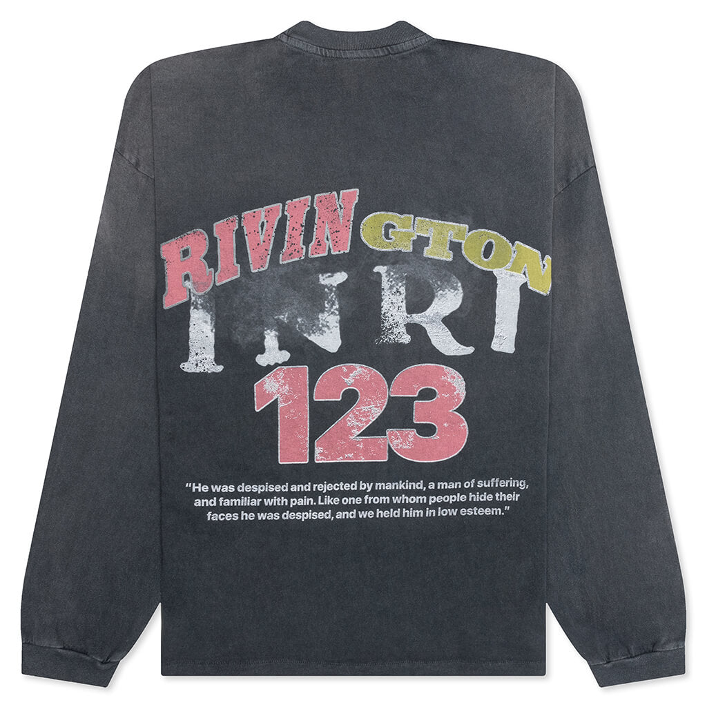 Inri Snake L/S Tee - Vintage Black