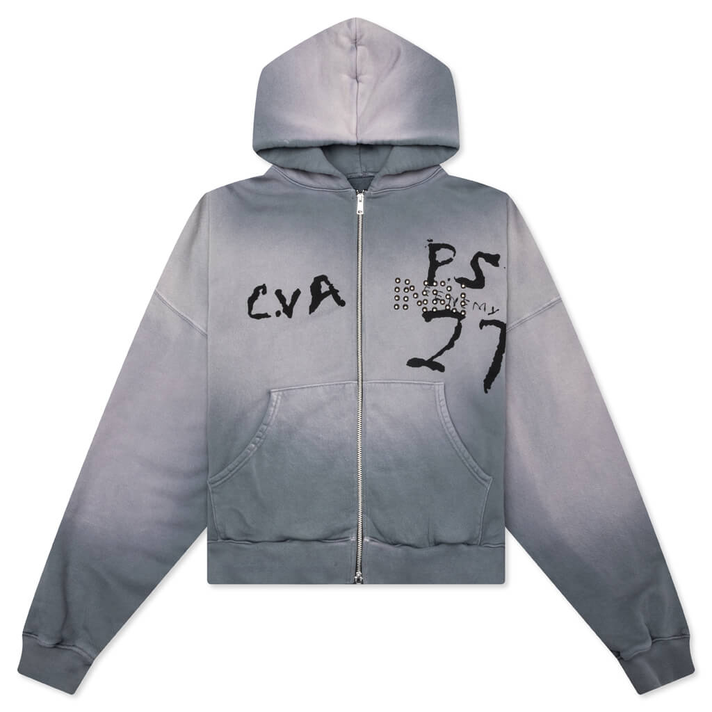 Inri Zip Hoodie - Grail Grey