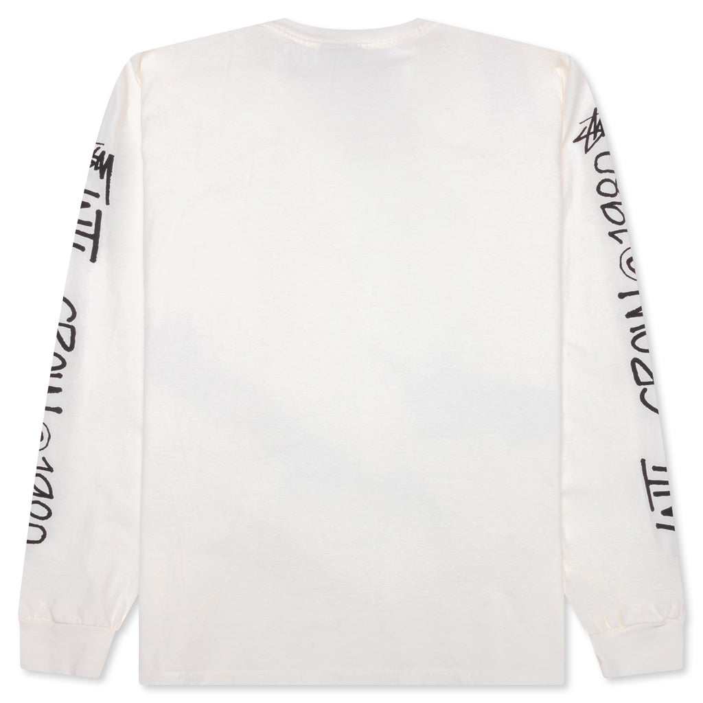 International Crew Pigment Dyed L/S Tee - Natural