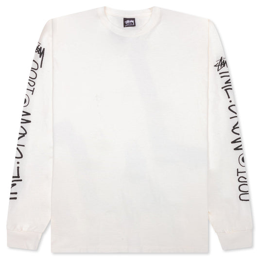 International Crew Pigment Dyed L/S Tee - Natural