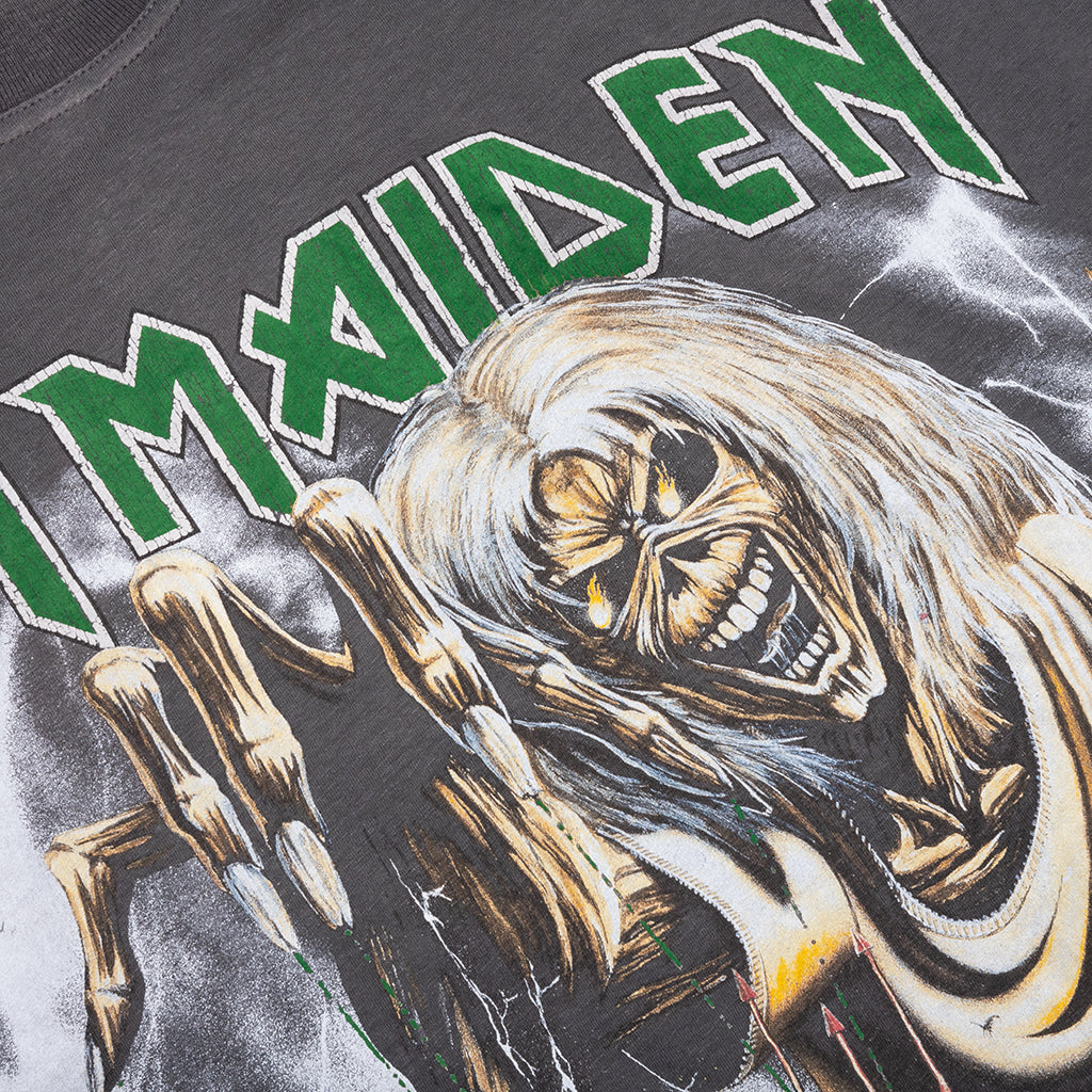 Represent x Iron Maiden Number Of Beast T-Shirt - Sunfade Grey