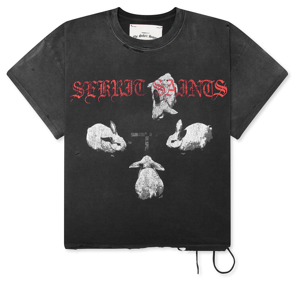 Iron Bunny T-Shirt - Vintage Black